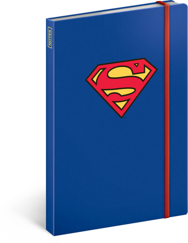 NOTIQUE Notizen Superman – Symbol, liniert, 13 x 21 cm