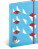 NOTIQUE Notes Isometric, čistý, 13 x 21 cm