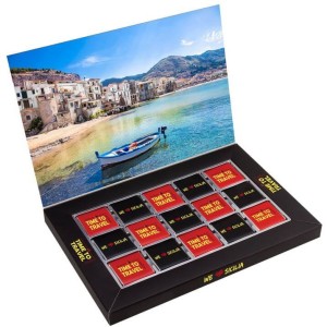 Set Mini-Pralinen mit dem Druck der Verpackung - Reklamnepredmety