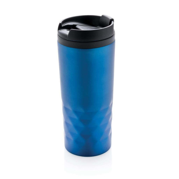Geometrischer Becher, blau
