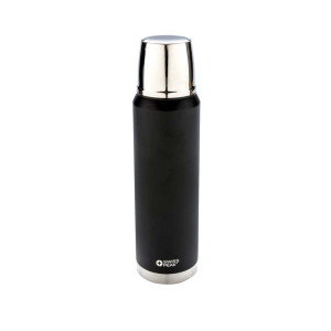 Swiss Peak Elite  1l Kupfer Vakuum Flasche, schwarz - Reklamnepredmety