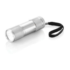 Quattro Aluminiumtaschenlampe, orange - Reklamnepredmety
