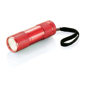 Quattro Aluminiumtaschenlampe, orange - Reklamnepredmety