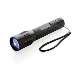 Große 3W Cree Taschenlampe, schwarz - Reklamnepredmety