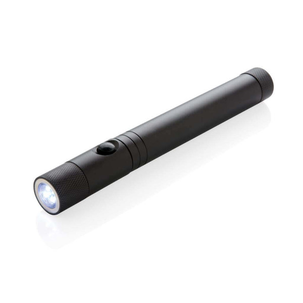 Teleskoplicht mit Magnet, schwarz