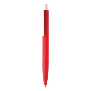 X3-Stift mit Smooth-Touch, marineblau - Reklamnepredmety