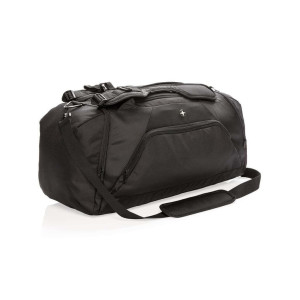 Swiss Peak RFID Wochenend- & Rucksacktasche, schwarz - Reklamnepredmety