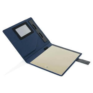 Basic Tech Portfolio, blau - Reklamnepredmety