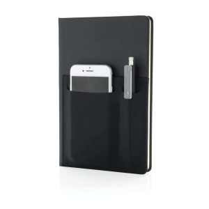 A5 Deluxe Notizbuch mit Fächern, schwarz - Reklamnepredmety