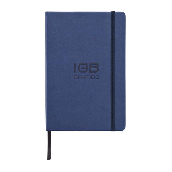 Deluxe Hardcover PU A5 Notizbuch, blau