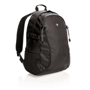 Swiss Peak outdoor Rucksack, schwarz - Reklamnepredmety