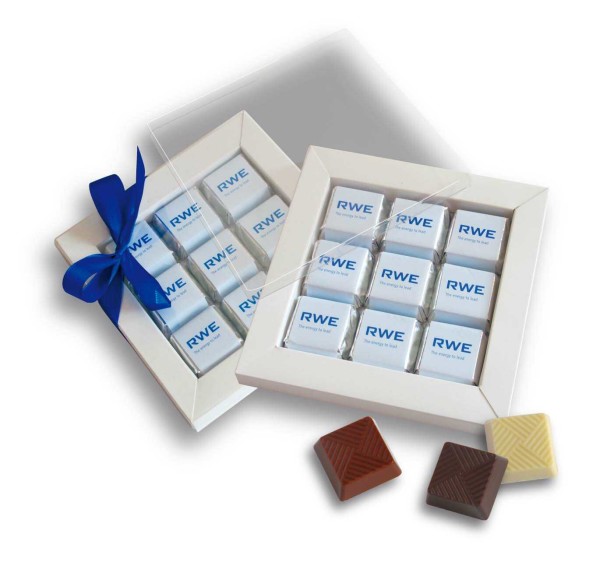 Werbe-Pralinen-Set 9x12,5g