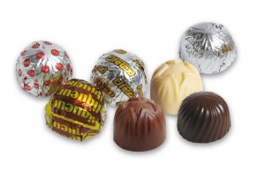 Werbe-Praline in AL-Folie - Reklamnepredmety