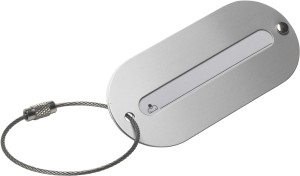 Aluminium Gepäckanhänger, Silber - Reklamnepredmety