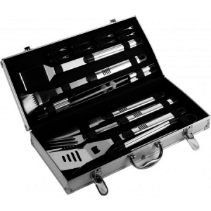 Barbecue-Set, Silber - Reklamnepredmety