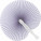 Fächer 'Madame' aus Kunststoff, - paper-hand-held-fan-with-plastic-handle-white-9001-02-hd - variant 