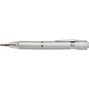 Stiftförmiger Taschenschraubendreher., Silber - Reklamnepredmety