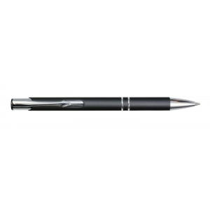 Metal rubberized ballpen, Light green