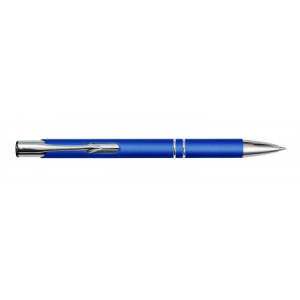 Metal rubberized ballpen, Light green - Reklamnepredmety