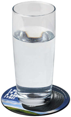 Runde Brite-Mat® mit recyceltem Reifenmaterial