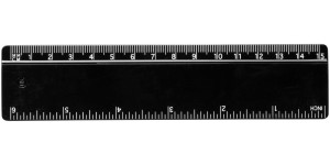 Plastiklineal 15 cm Renzo - Reklamnepredmety
