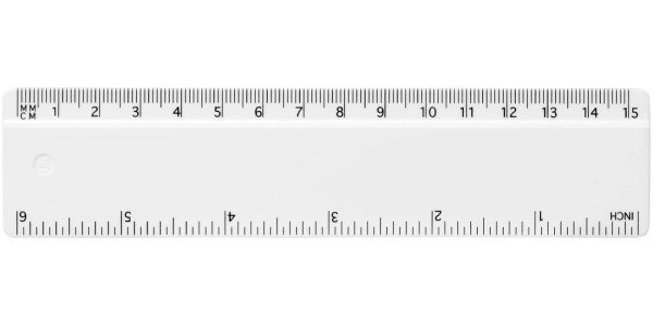 Plastiklineal 15 cm Renzo