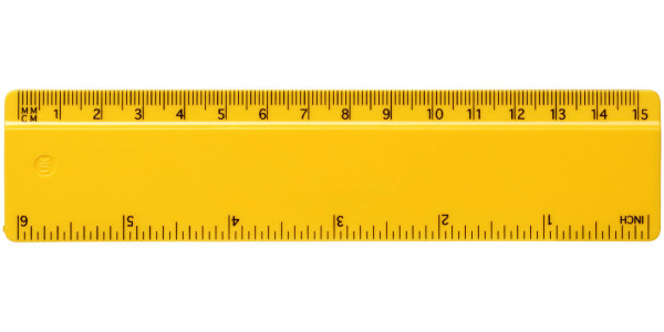 Plastiklineal 15 cm Renzo