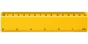 Plastiklineal 15 cm Renzo - Reklamnepredmety
