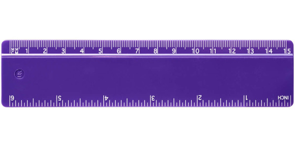 Plastiklineal 15 cm Renzo