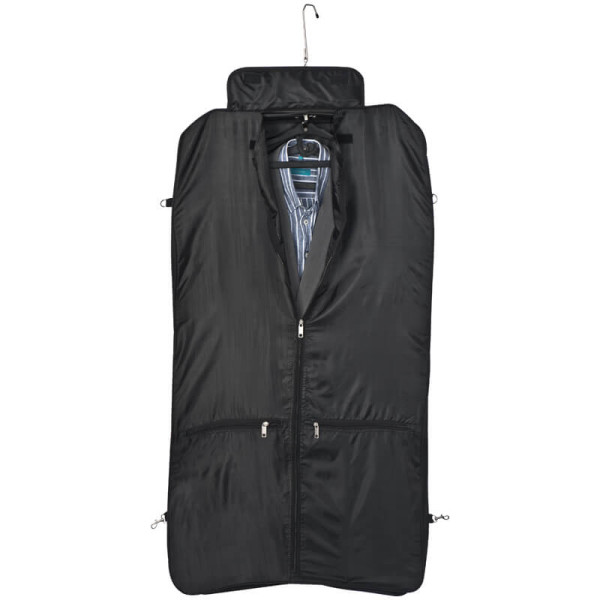 Große und dicke schwarze Tasche