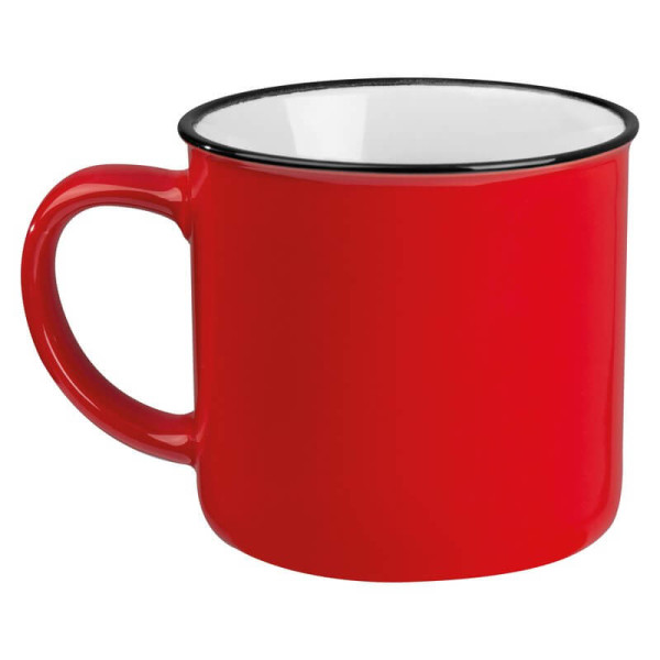 Nostalgischer Keramikbecher