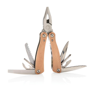 Holz Multitool, braun - Reklamnepredmety