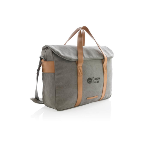 Canvas Laptop-Tasche PVC frei, blau - Reklamnepredmety