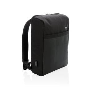 Swiss Peak 15" Anti-Diebstahl RFID & USB Rucksack, schwarz - Reklamnepredmety