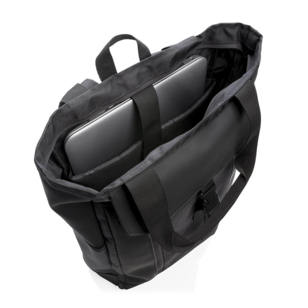 Swiss Peak RFID 15" Laptop-Trage-Tasche PVC frei, schwarz