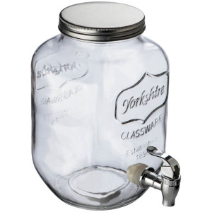 Getränkespender aus Glas