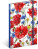 NOTIQUE Notes Kvety, linajkovaný, 13 x 21 cm