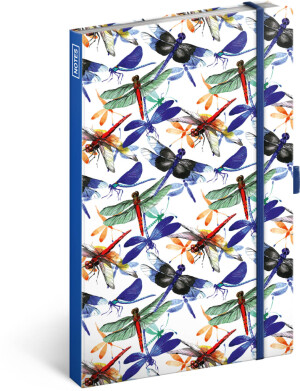 NOTIQUE Notes Vážky, linajkovaný, 13 x 21 cm - Reklamnepredmety