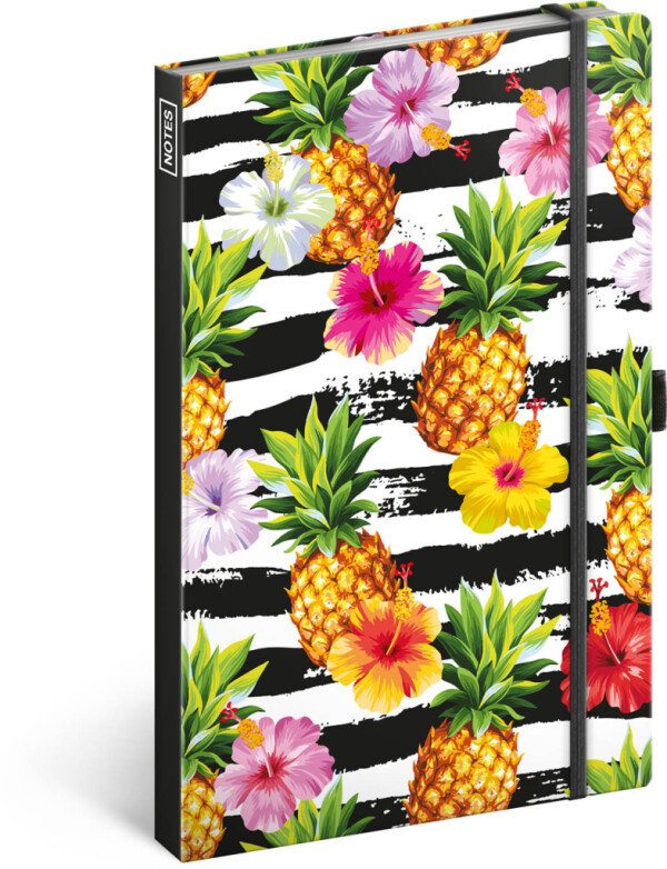 NOTIQUE Notizen Ananas, liniert, 13 x 21 cm