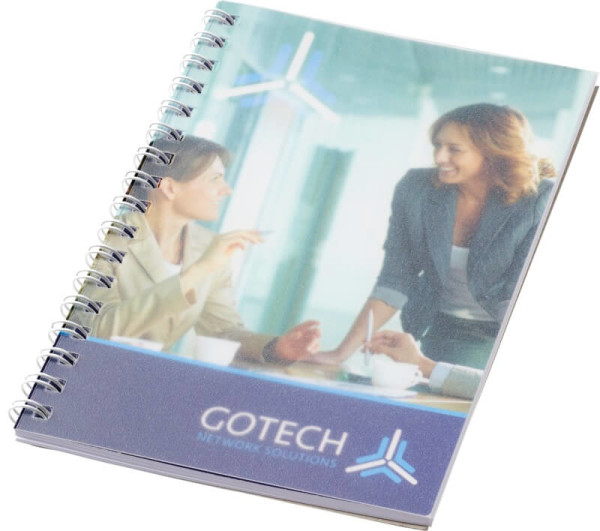 Desk-Mate® A6 Notizbuch mit Kunststoff Cover