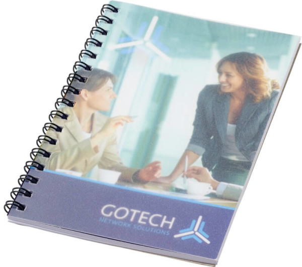 Desk-Mate® A6 Notizbuch mit Kunststoff Cover
