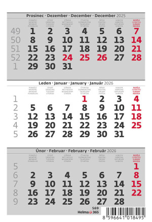 MINI Dreimonatskalender