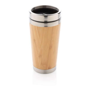 Bambus-Becher, braun - Reklamnepredmety