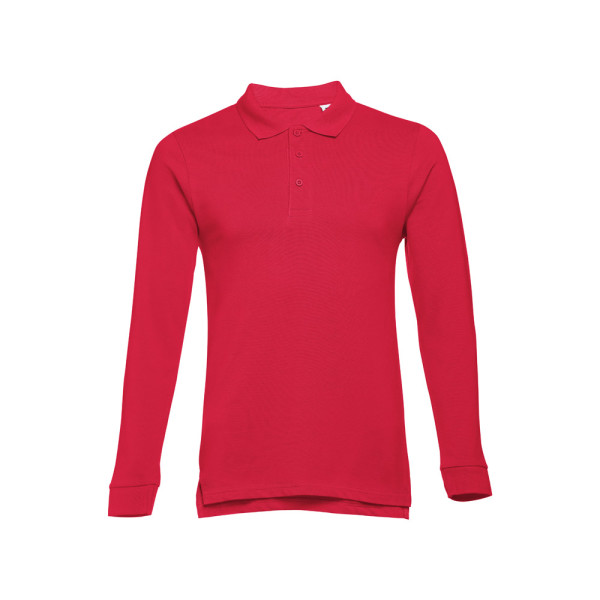 BERN. Herren Langarm-Poloshirt