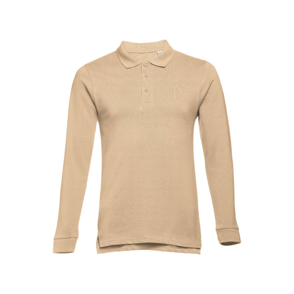 BERN. Herren Langarm-Poloshirt