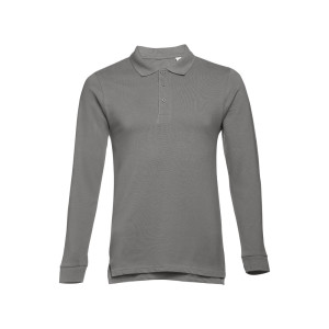 BERN. Herren Langarm-Poloshirt - Reklamnepredmety