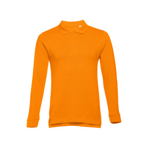 BERN. Herren Langarm-Poloshirt - Reklamnepredmety