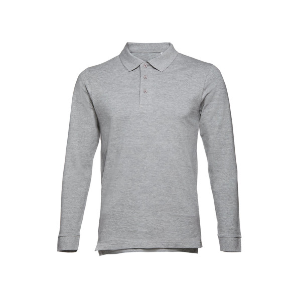 BERN. Herren Langarm-Poloshirt
