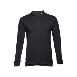 BERN. Herren Langarm-Poloshirt - Reklamnepredmety