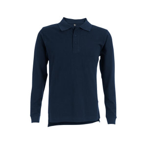 BERN. Herren Langarm-Poloshirt - Reklamnepredmety